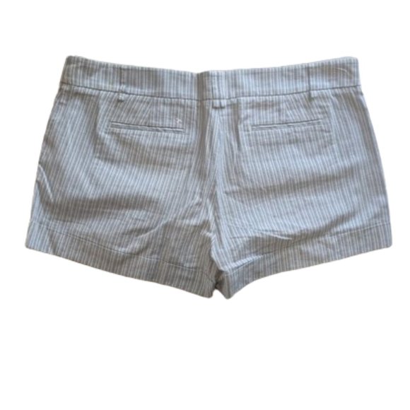 BCBG Blue White Striped Shorts Size 12 - Picture 2 of 4